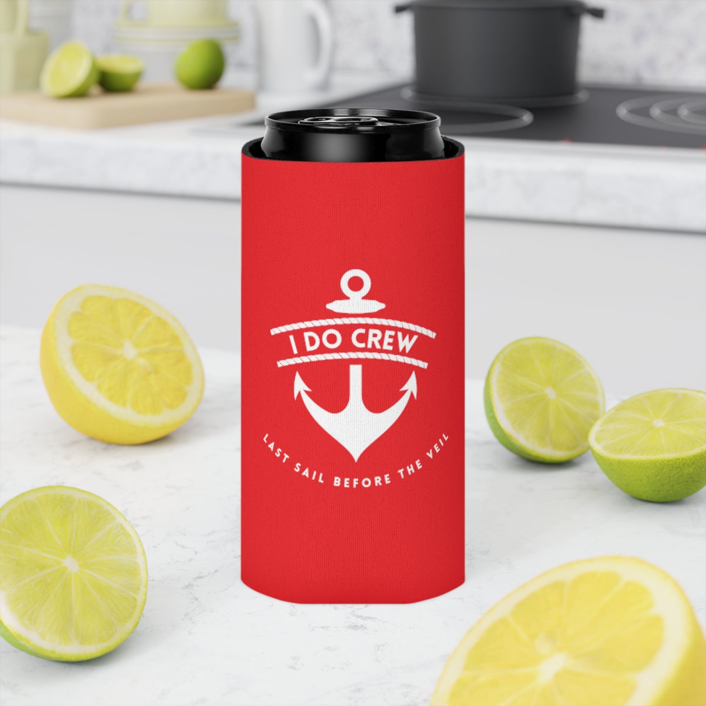 I Do Crew Can Cooler - Red