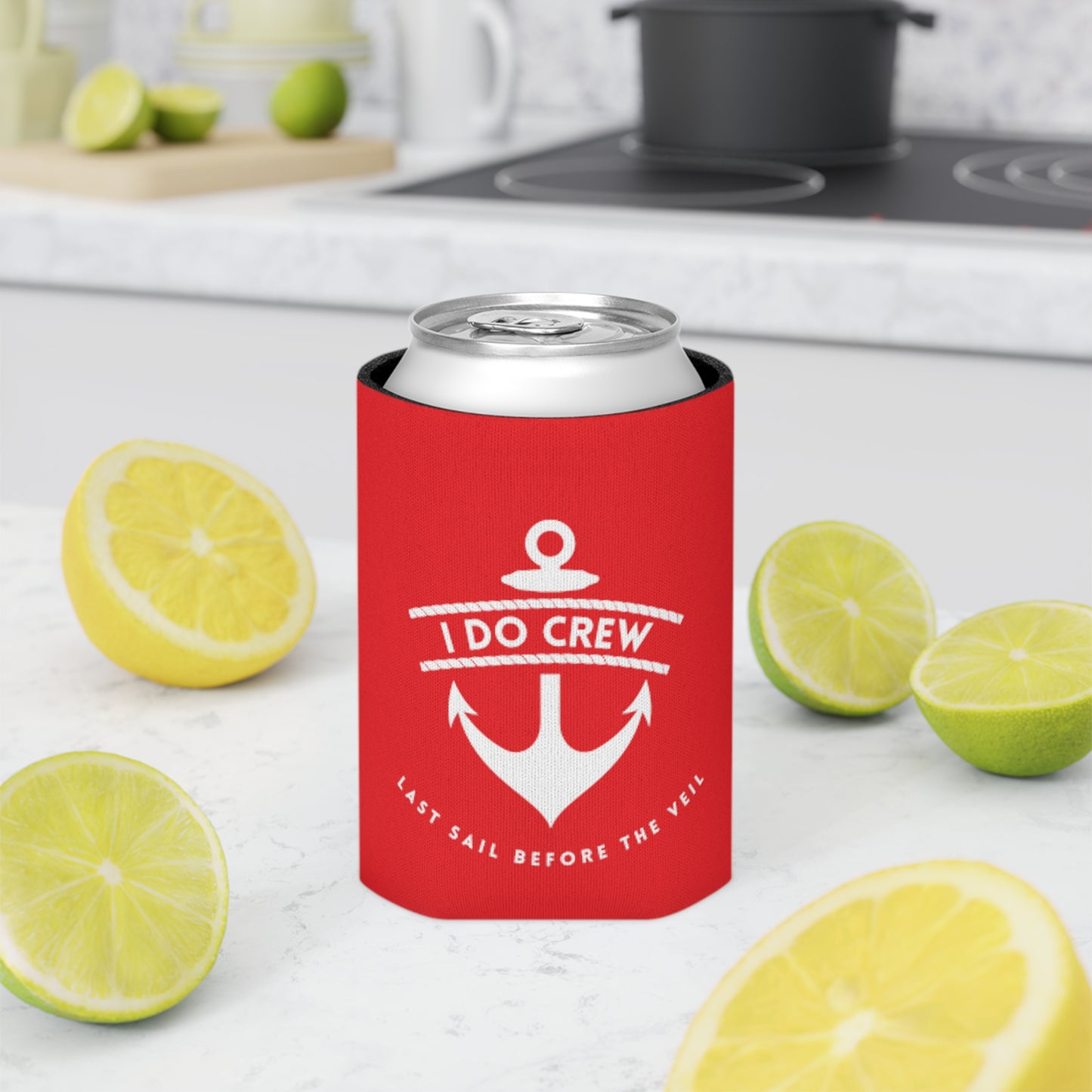 I Do Crew Can Cooler - Red