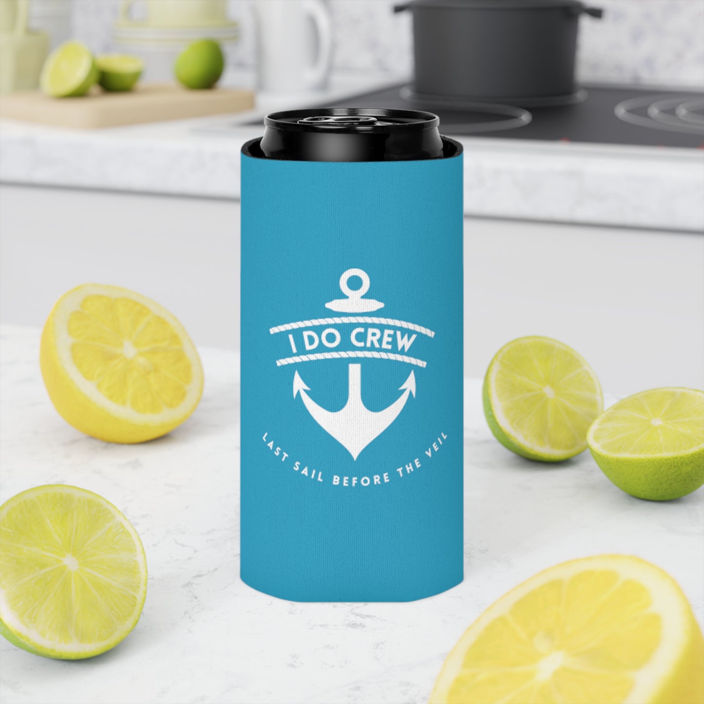 I Do Crew Can Cooler - Turquoise