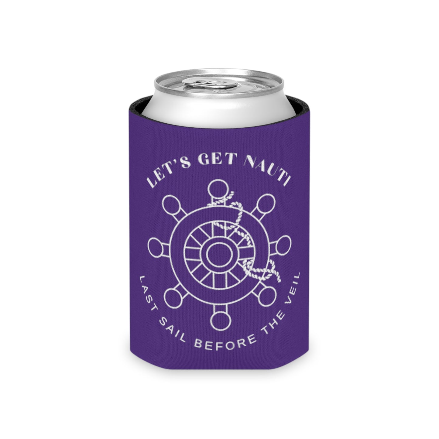 Let’s Get Nauti Can Cooler - Purple