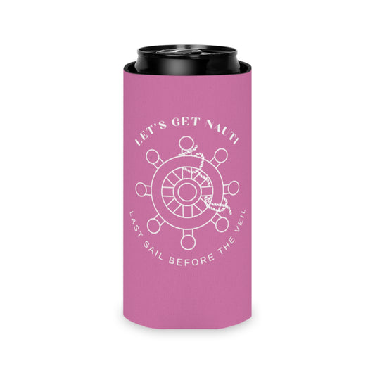 Let’s Get Nauti Can Cooler - Pink