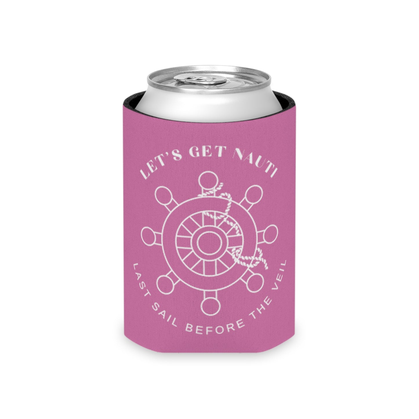 Let’s Get Nauti Can Cooler - Pink