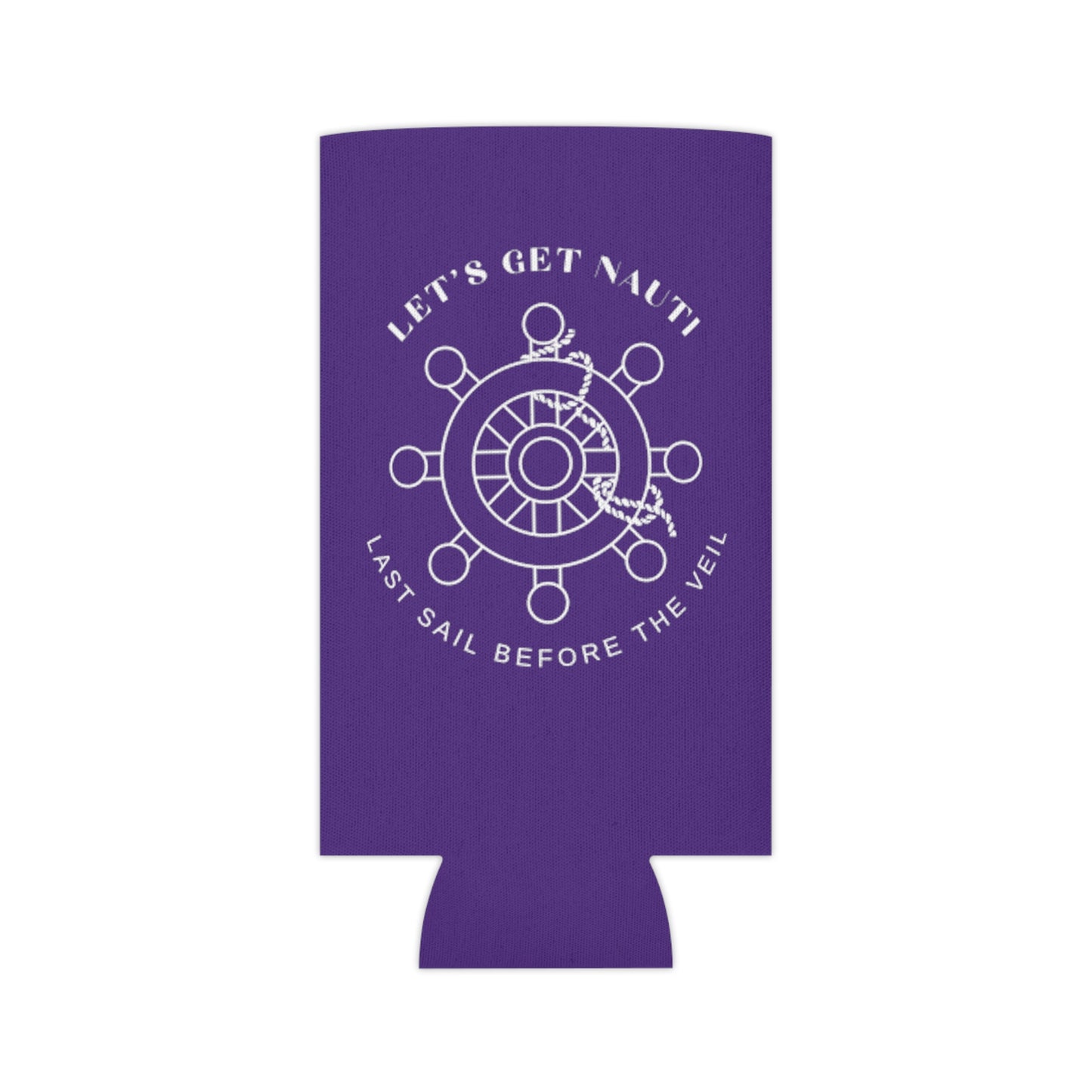 Let’s Get Nauti Can Cooler - Purple