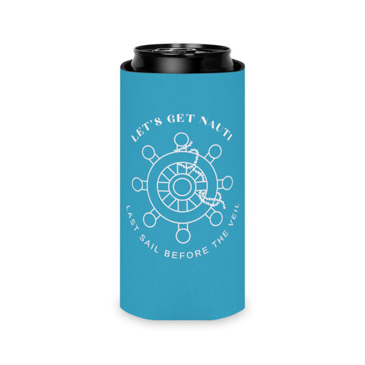 Let’s Get Nauti Can Cooler - Turquoise