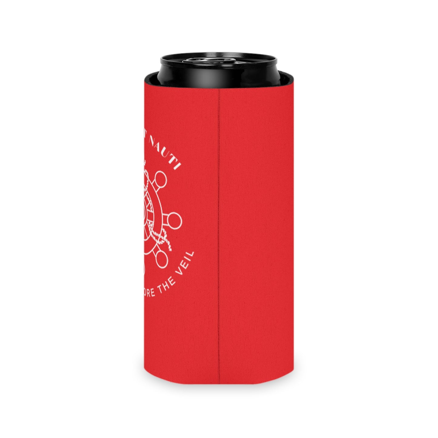 Let’s Get Nauti Can Cooler - Red