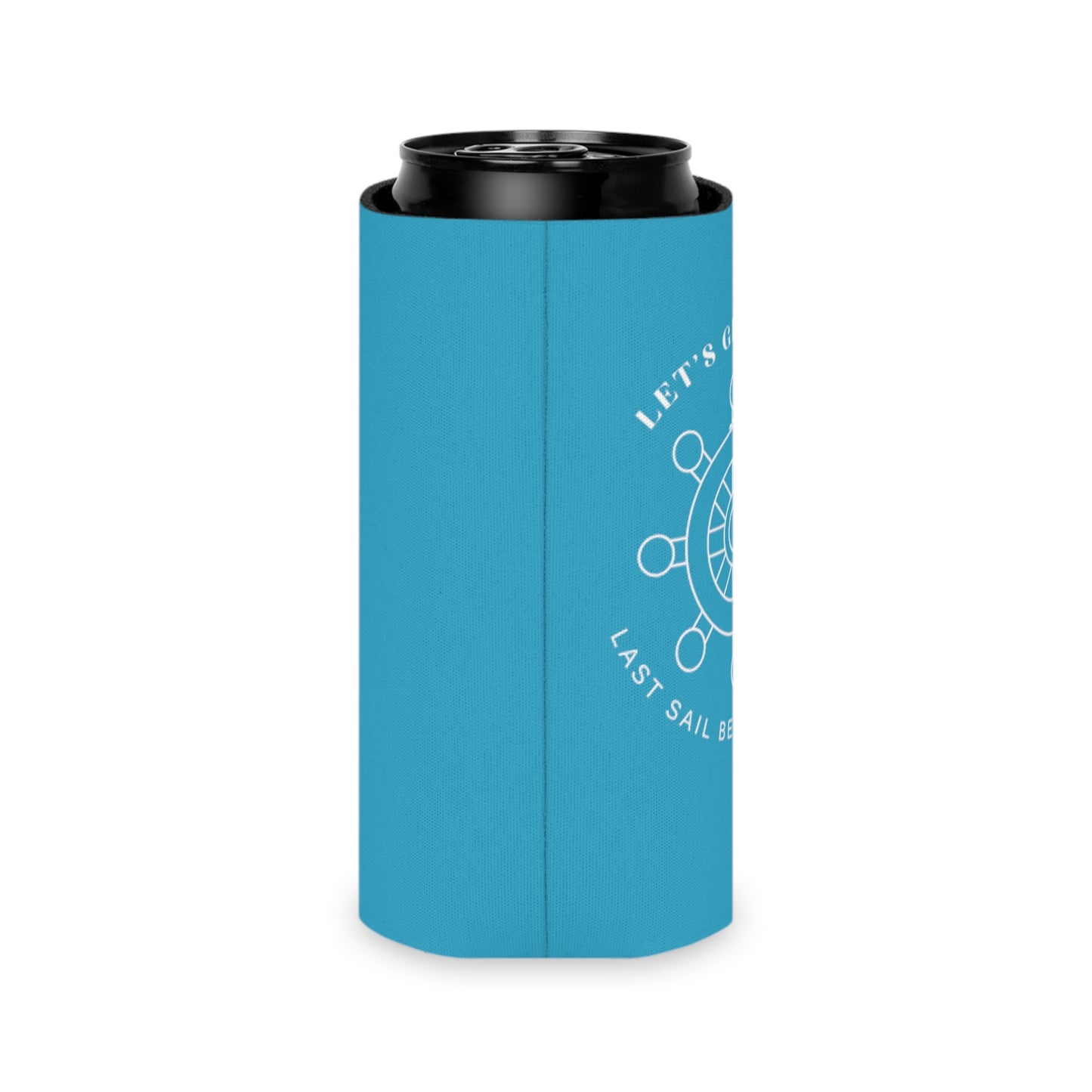 Let’s Get Nauti Can Cooler - Turquoise