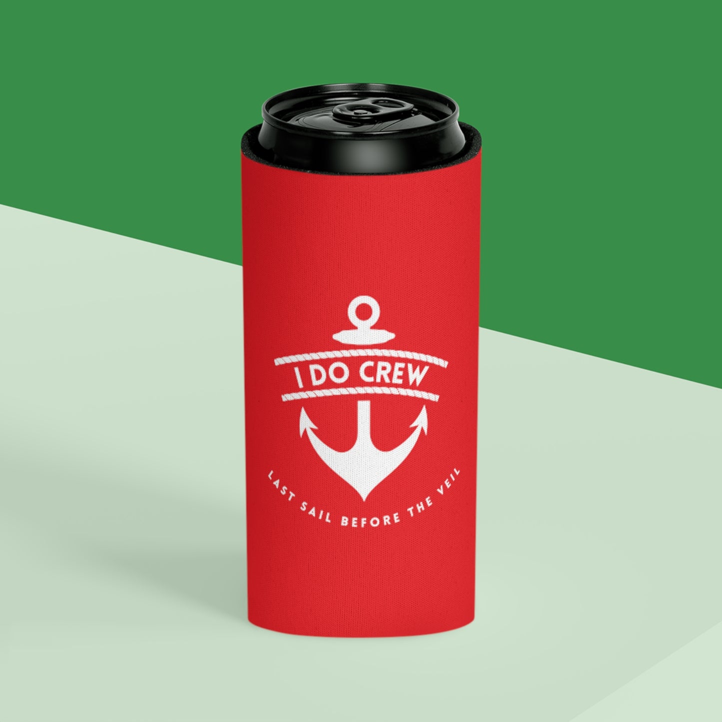 I Do Crew Can Cooler - Red