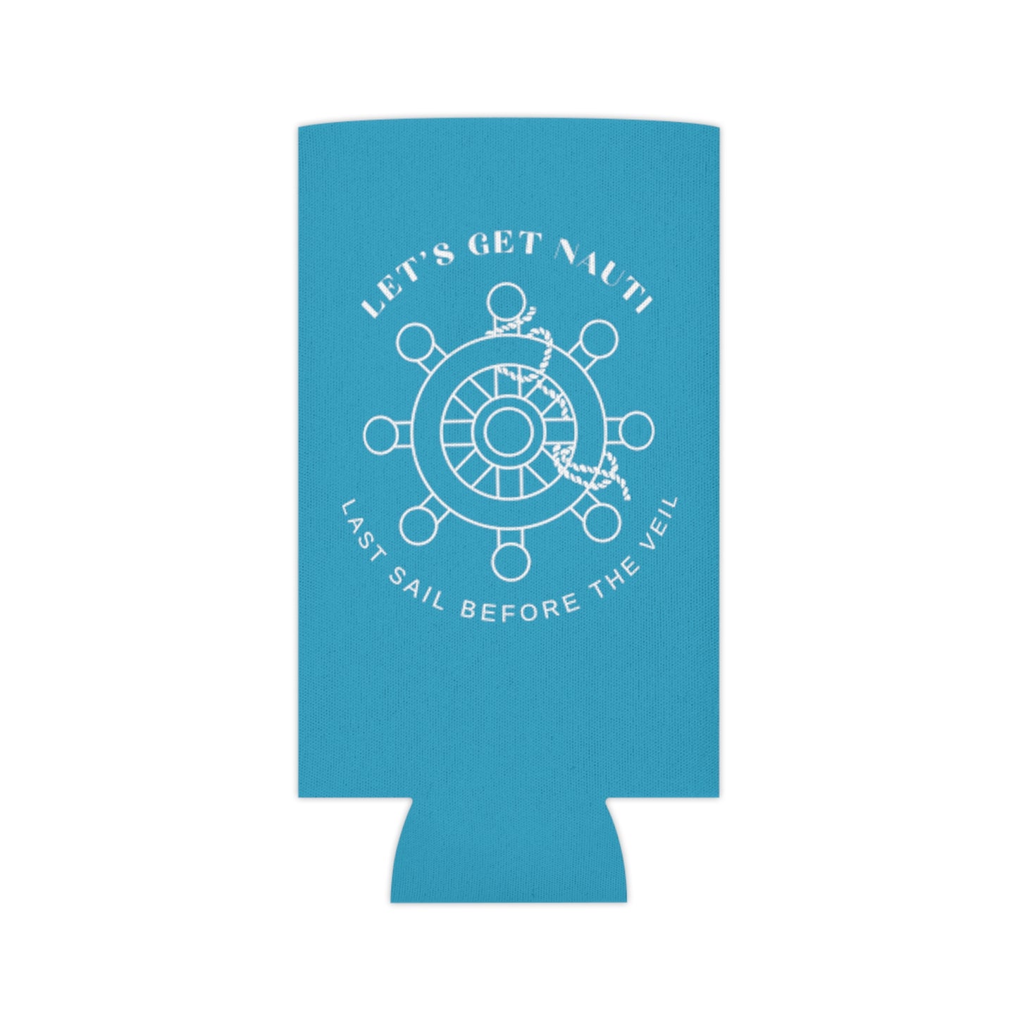 Let’s Get Nauti Can Cooler - Turquoise