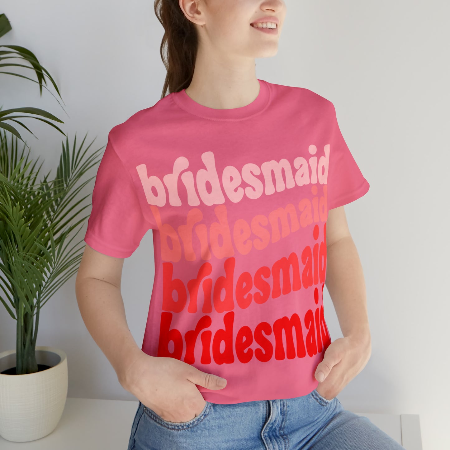 Red Bridesmaid Tee