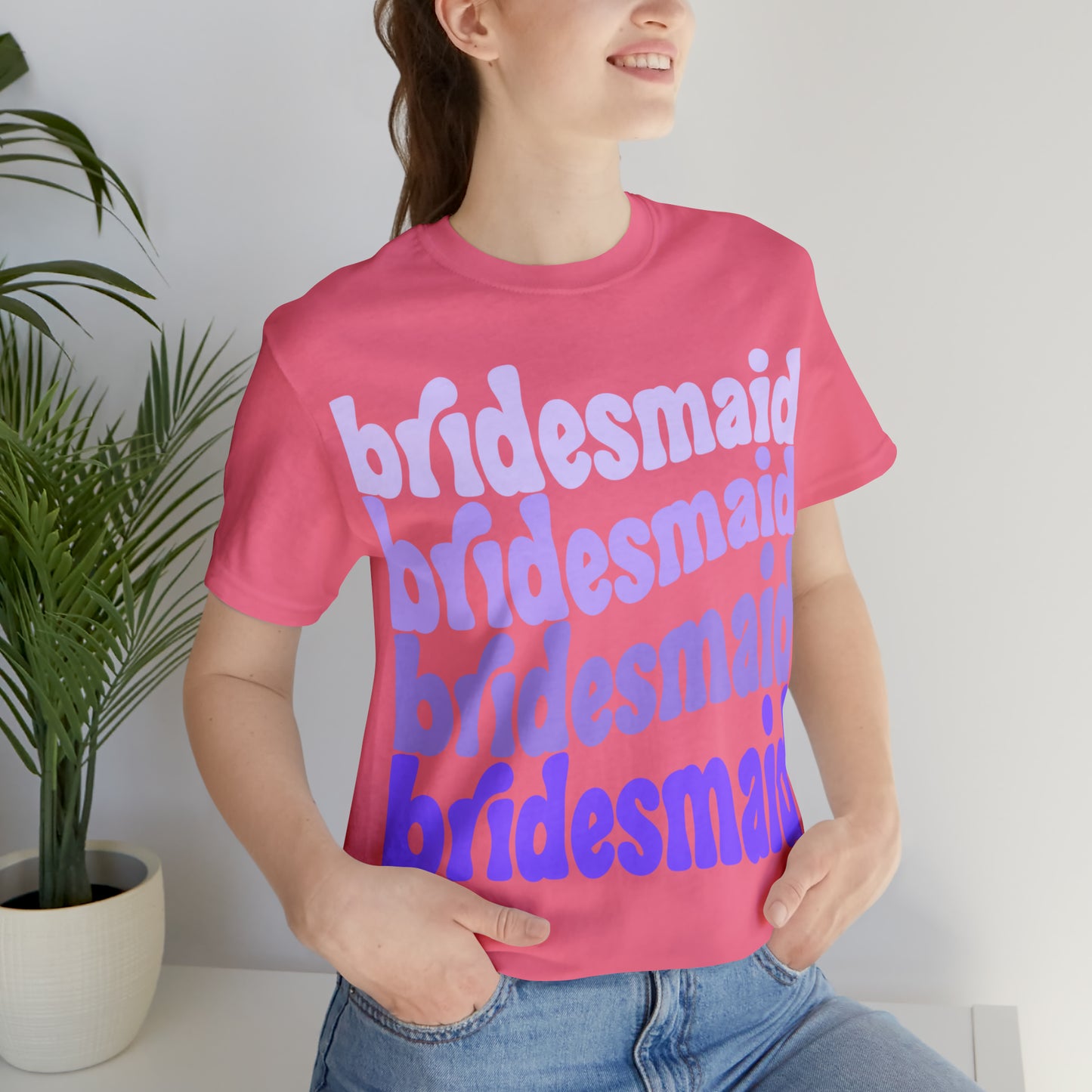 Purple Bridesmaid Tee