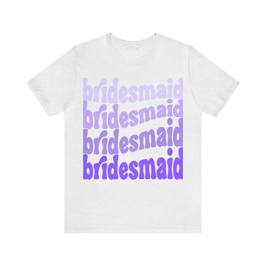 Purple Bridesmaid Tee