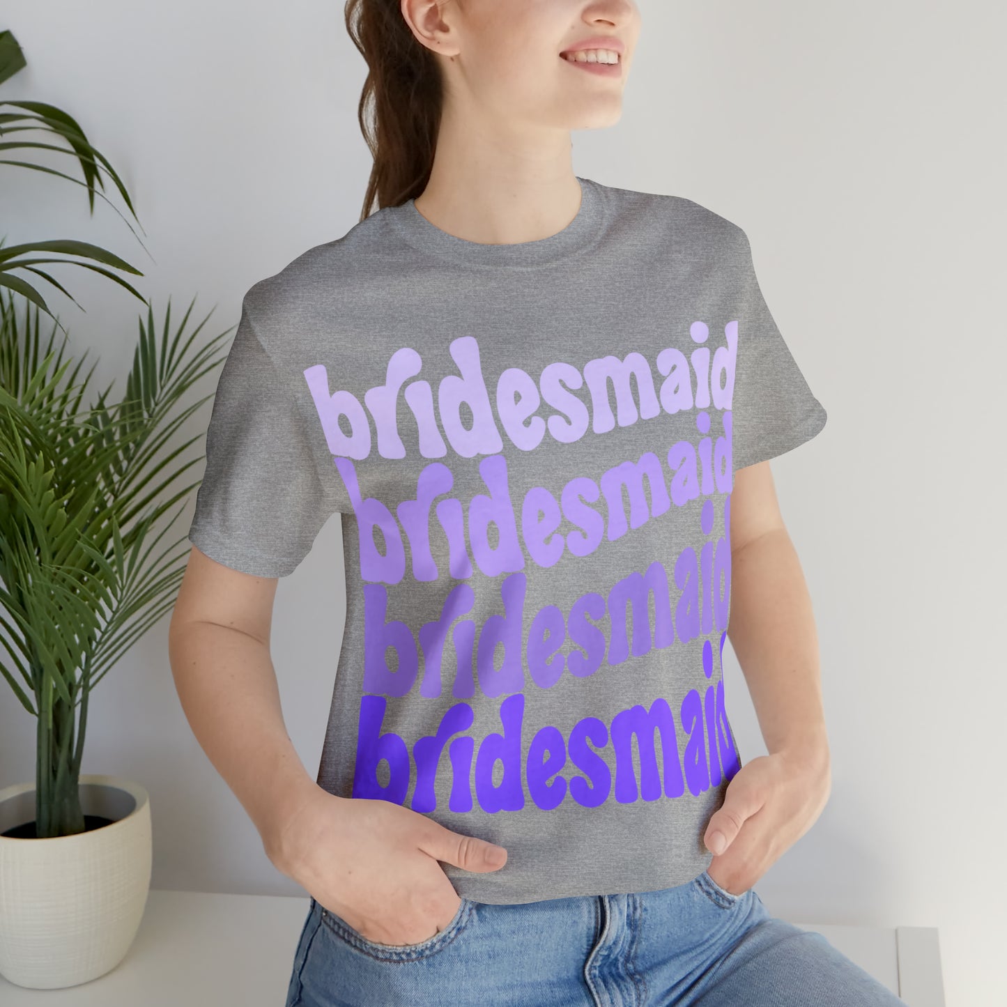 Purple Bridesmaid Tee