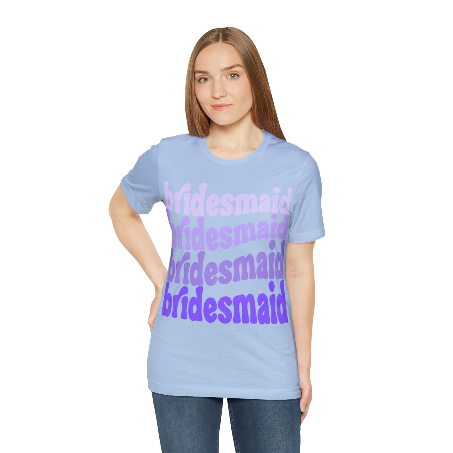 Purple Bridesmaid Tee