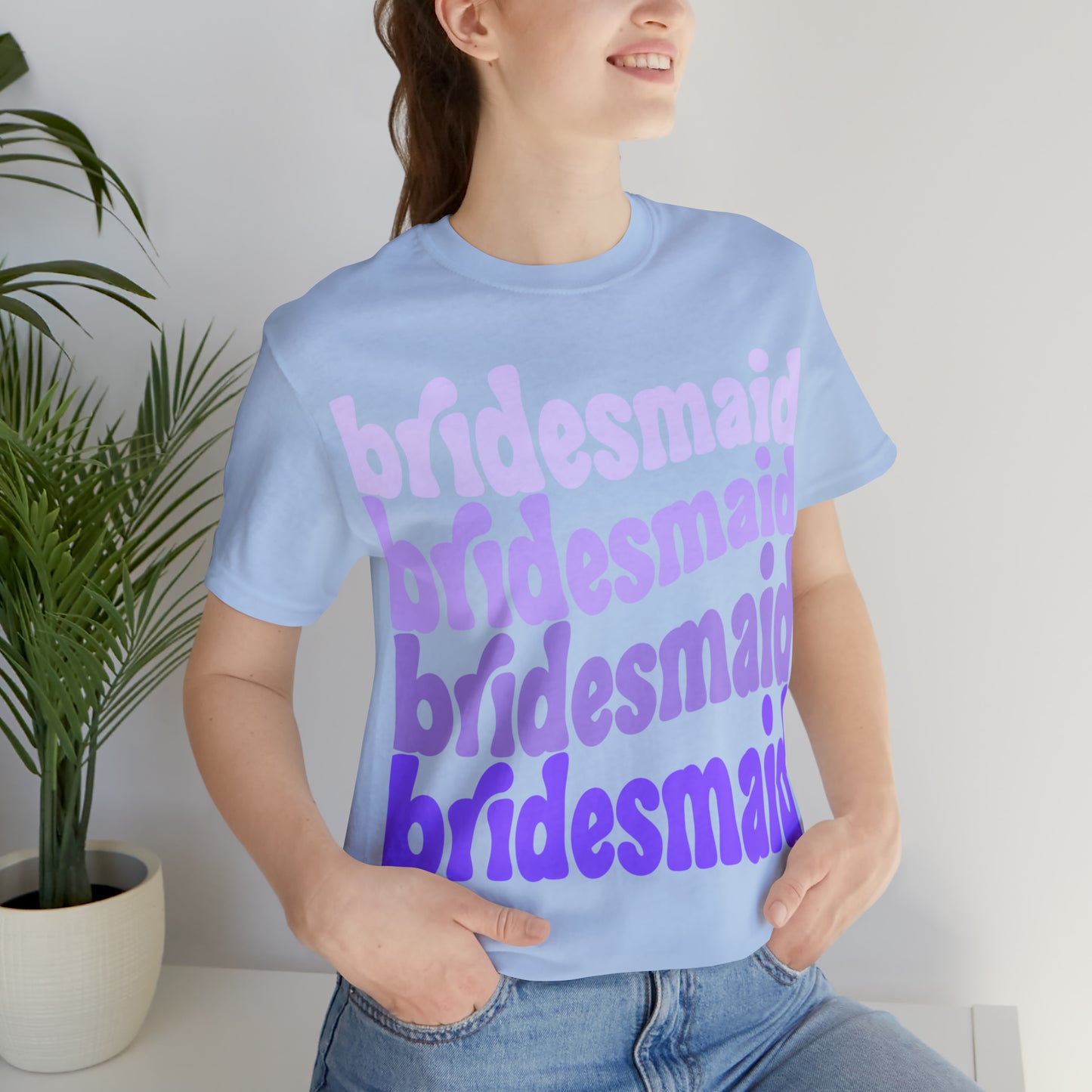 Purple Bridesmaid Tee