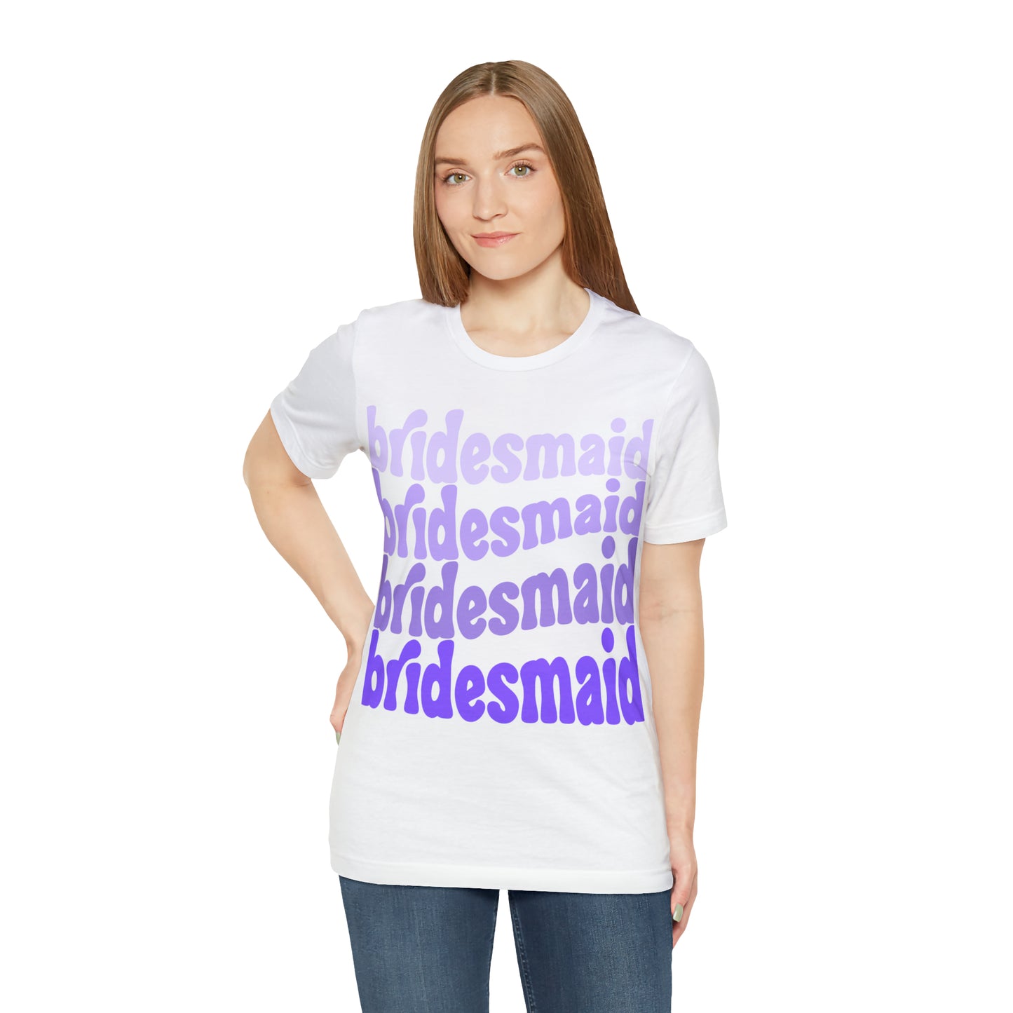 Purple Bridesmaid Tee