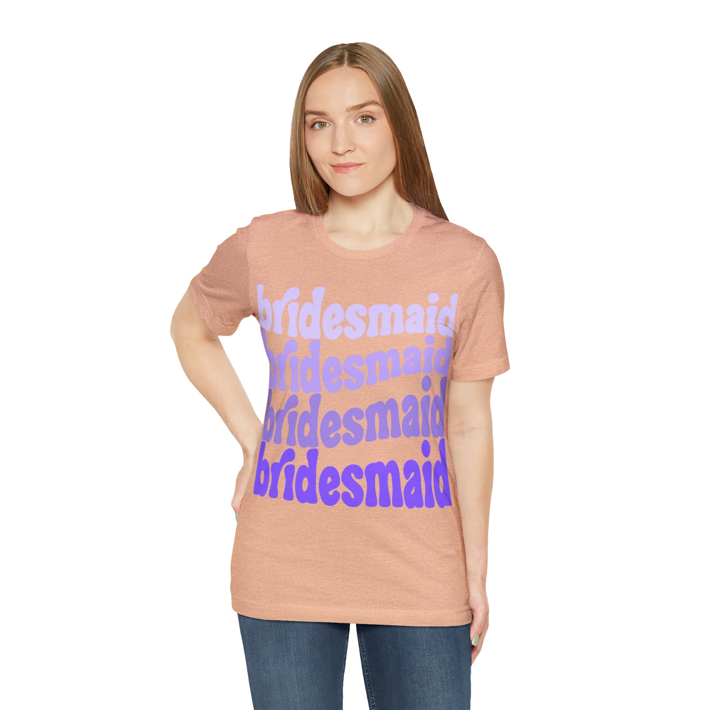 Purple Bridesmaid Tee