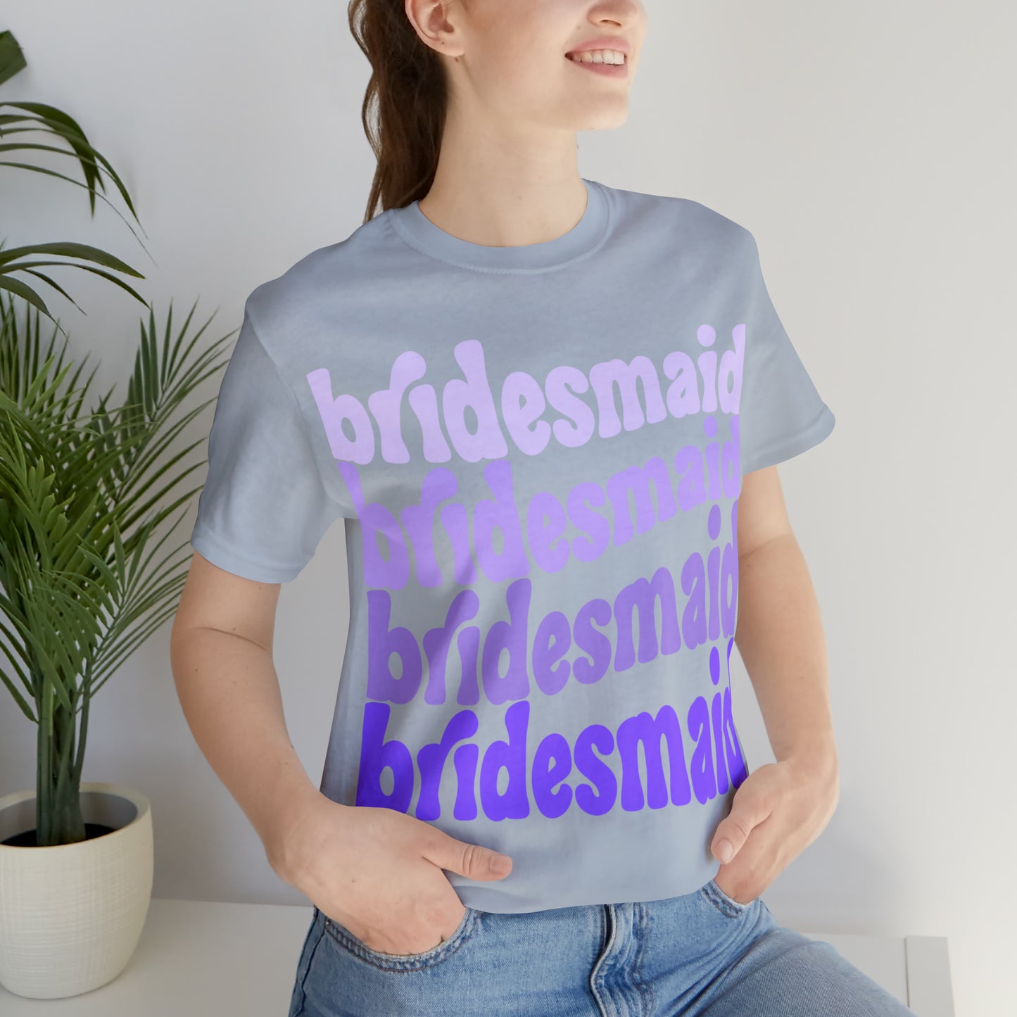 Purple Bridesmaid Tee