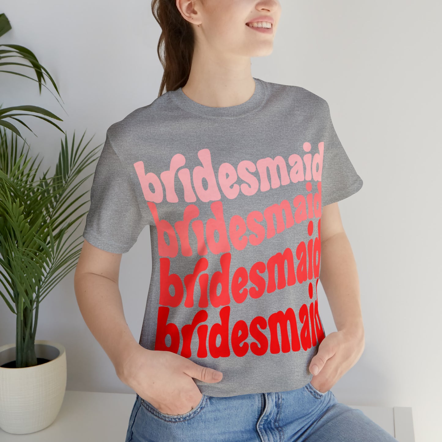 Red Bridesmaid Tee