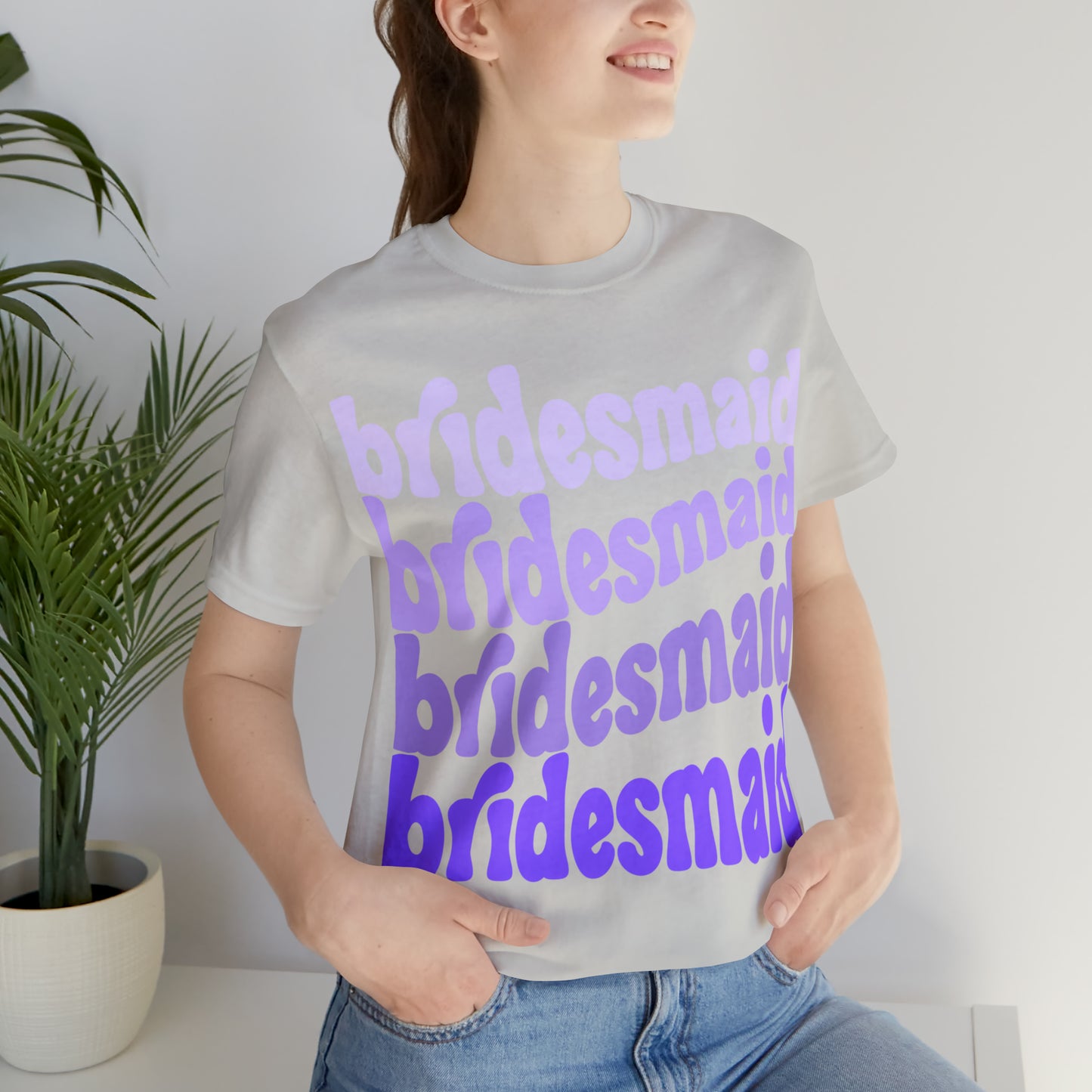 Purple Bridesmaid Tee